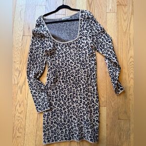 Leopard print Knit Sweater